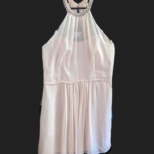 Blush pink formal dress